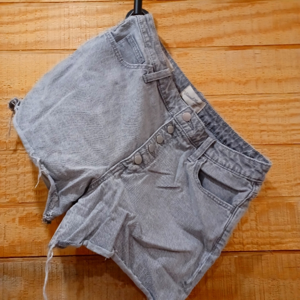High Rise Midi Shorts
